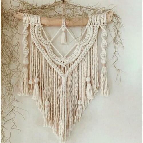 Layer Wave Macrame for Great Wall Hanging Living Room Sofa Headboard Decoration Mandala Boho Decor Tapestry Room Decoration