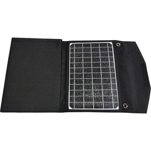 New ETFE 21W Portable Solar Panel Charger Waterproof Camping Gear Solar Powered Charger with 2 USB Port for Smart Phones Tablet