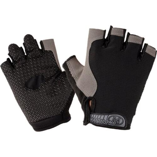 Great Sale Silicone Cycling Gloves Half Finger Sport Gloves Men Women Summer Bicycle Gym Fitness Gloves MTB Bike Gloves