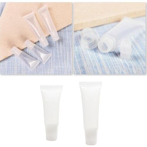 Empty Tubes Lip Gloss Balm Clear Cosmetic Containers O6C8