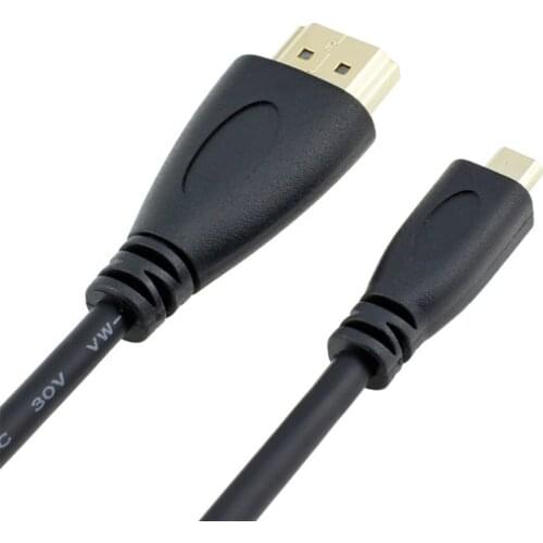 Standard Male Cable Transfer HD Video Projection Screen HDMI-compatible to Micor-HDMI Same Screen Converter