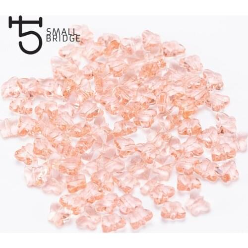 6x10mm Butterfly Glass Crystal Beads For Diy Jewelry Accessories Perles With Vertical Hole Faceted Loose Beads Wholesale X301