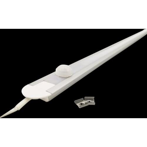 1 meter PIR Motion Sensor lamp kitchen led under Cabinet light Human body induction for cabinet DC 12V white/warm white