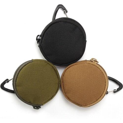 Ultralight Outdoor Bag Tactical Mini Purse Mens Coin Purse Zipper Coin Wallet Key Holder Small Money Bag Military Bag Wallet