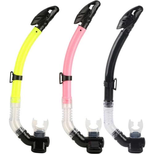 High Quality Silicone Mouthpiece Swimming Snorkel Full Dry Air Breathing Scuba Tube Outdoor Water Sports Swimming Diving Snorkel