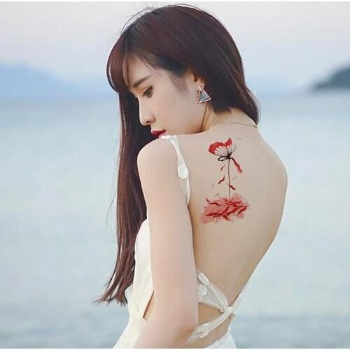 Tattoo & body art mandala tattoo waterproof temporary back tattoo tattoo jewelry bracelet lotus flower summer tattoo