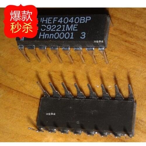 10PCS New HEF4040BP 12 stage binary ripple counter DIP16 package