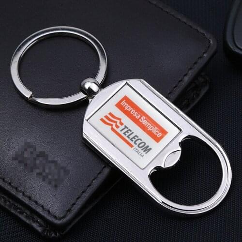Personalized Metal Keychain Keyring Beer Bottle Opener Custom Logo Business Promotional Gift Corporate Giveaway Souvenir 100pcs