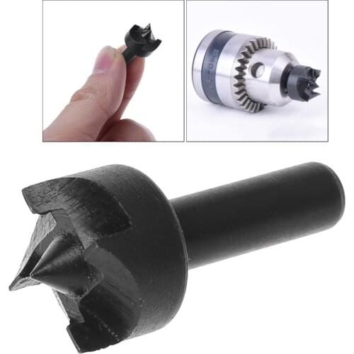 14MM Mini Portable Tungsten Steel Plum Blossom Thimble Drill Bit Mini Lathe Machine Accessories for DIY Woodworking