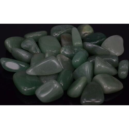 500g/lot Natural Green Aventurine Crystal Gem Stone Freeform Tumbled Stones Feng Shui Chakra Healing Reiki Stone