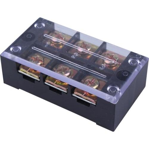 3-Bit General Purpose Wiring Row 45A Copper Flame Retardant Wiring Terminal Wiring Board Terminal Strip