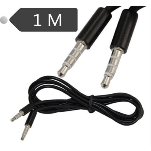 Aux audio line car with 3.5mm male to male car Apple mobile phone connected car audio to record data line