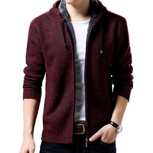 2020 New Fashion Brand Clothing Men Casual Solid Color Cardigan Long Sleeve Hooded Mens Coats Jacket Zipper Suit sueter