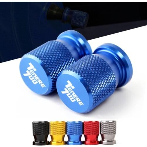 With LOGO "TENERE 700" Motorcycle Wheel Tire Valve caps Accessories For YAMAHA TENERE 700 Tenere700 2019 2020