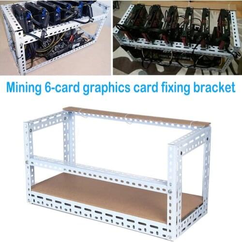 Multifunctional Graphics Card Holder Open Air Mining Rig Frame Case with Kits for 6 GPU ETH/BTC Ethereum Miner gamer cabinet New