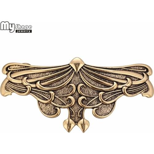 My Shape Znic Alloy Butterfly Hair Clips Hairpins Phoenix Head Headdress Insect Hair-Holder Moth Charms Girl Jewelry Gift