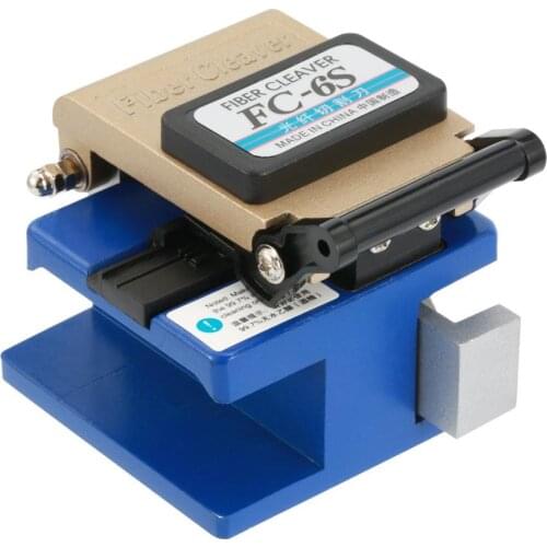 New Practical Fiber Optic FTTH Tool Kit with FC-6S Fiber Cleaver and Optical Power Meter 5km Visual Fault Locator Fiber Stripper