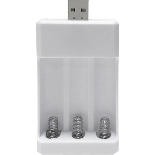 Brand new 3 slot battery charger adapter USB plug battery charger for universal AA/AAA rechargeable battery power accessories