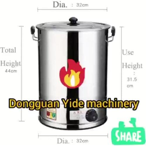 Wholesale Electric 86-230F Paraffin/Soy/Bee Wax Melter Candle Machine, Wax Heat Soap Making Tool Boiler Pot, Fundidor de cera
