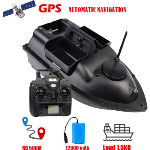 Fixed Speed Cruise Remote Control Fishing Fish Finder Boat 3 Hoppers GPS Positioning 500M Lure Fishing Smart Return RC Bait Boat