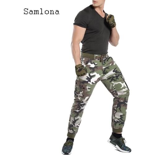 Samlona Men's Military Trousers