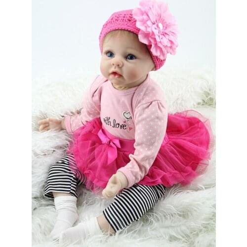 NPK Silicone Reborn Baby Doll Toys Princess Toddler Babies Like Alive Bebe Girls Brinquedos Limited Collection Birthday Gift