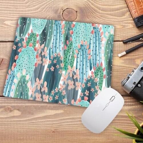 Eye Protection Green Plants Hot Sell New Mouse Pad Anime Gamer Anti-slip Cartoon Home Office Decoration Keyboard Pad Skipoem