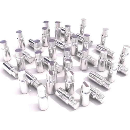 10ml essential oil glass bottle silver plated makeup storage travel container refillable cosmetics bottles packaging wholesale