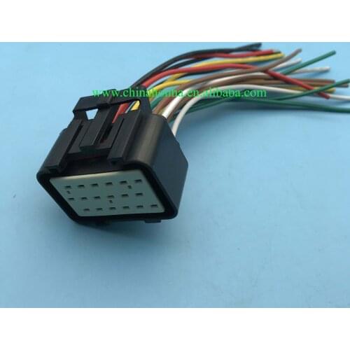 18 pin female Motec M8 ECU PCB CDI automotive motorcycle car fuel injector EFI engine waterproof auto connector 344106-1