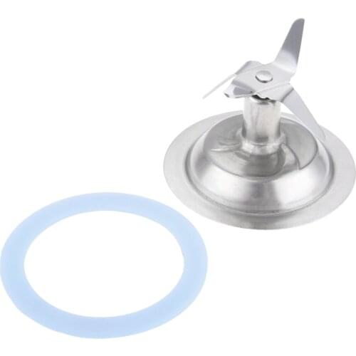 2pcs/set Stainless Steel Blenders For Cross Blade Cutter with Rubber Gasket O Ring Seal Fit For Black & Decker Blender