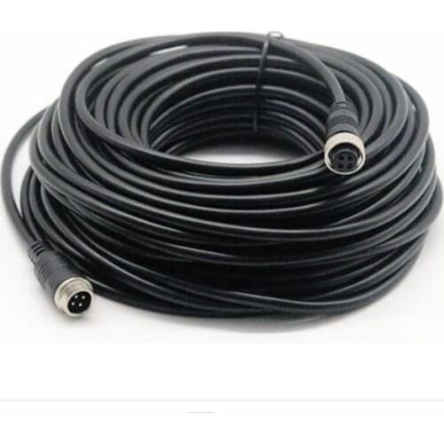 2Pcs/Lot 3M/5M/10M/15M/20M 4Pin Aviation Connector Extend Cable For Vehicle Dvr And Car Camera Connecting Wiring