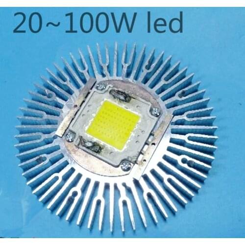 10W 15W 20W 30W 40W 50W High Power Led COB Heatsink Aluminum Radiator
