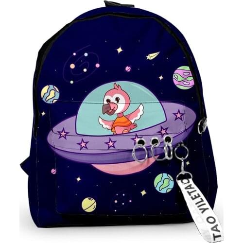 2021 Flim Flam Flamingo Merch 3D Print Fashion Women Backpack Oxford hanging buckle Style Child School bag Travel Backpack
