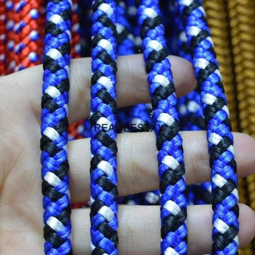 5m/Lot Approx : 8mm Multi Color Nylon Strands Rope Cords for Bracelets Jewelry DIY Making Nylon Strips Findings Strings