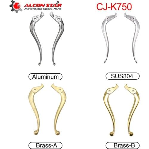 Alconstar- 1 Pair CJ-K750 Motorcycle Brake Lever & Clutch Lever For Ural M1 M51 M72 For BMW R1 R51 R75 K750 KS750 Dnepr Parts