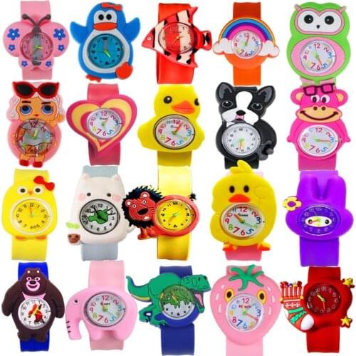 Childrens Watches 49 Styles 3D Cartoon Kids Wrist Watches Baby Watch Clock Quartz Watches for Girls Boys Gifts Relogio Montre