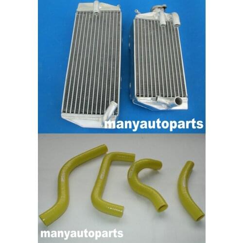 FOR Suzuki Suzuki RM-Z450 RMZ450 2005 05 aluminum alloy radiator and Yellow hose