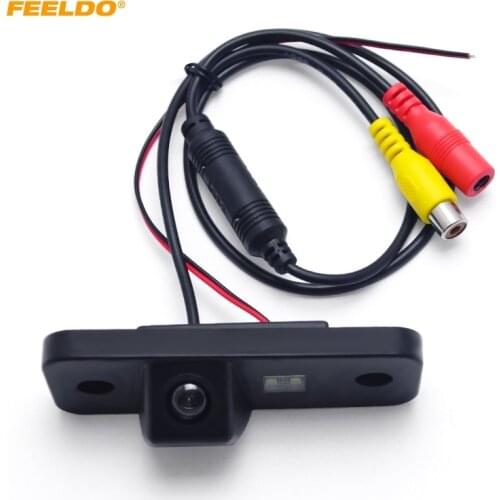 FEELDO Car Reverse Rear View Camera for Hyundai Santa FE Santafe Azera Grandeur License Plate Camera#2616