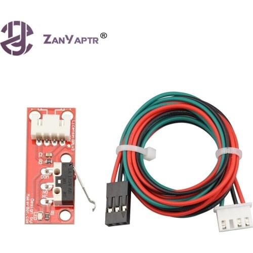 6Pcs/lot Mechanical Endstop Limit Switch with 3Pin Cable For RAMPS 1.4 Control Board Switch Accessories For 3D Printers