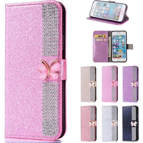 For Samsung S8 S9 S10 Plus S20 FE S21 Ultra S30 A12 A32 A52 A72 A02S A21S A31 A41 A51 A71 A20 A30 A50 A70 Illuminated Flip Case