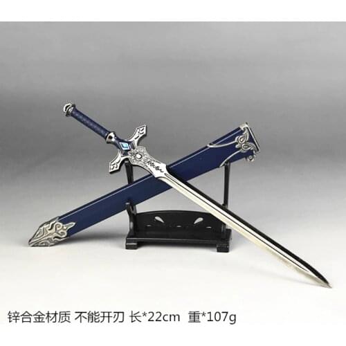 1/6 Scale Miniature Cold Weapon Doll Saber Alloy Material Sword Fits 12'' Action Figure Weapon Model Decoration Scene Equipment