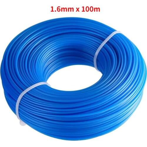 New Replacement Grass Trimmer Line 1.6mm x 100m Strimmer Line for Garden Strimmers Electric Brushcutter Nylon Cord Round Rope