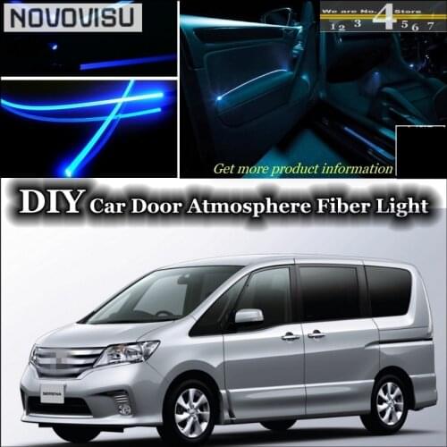 NOVOVISU For Nissan Serena For ZNA Succe For Suzuki Landy interior Ambient Light Tuning Atmosphere Fiber Optic Band Lights