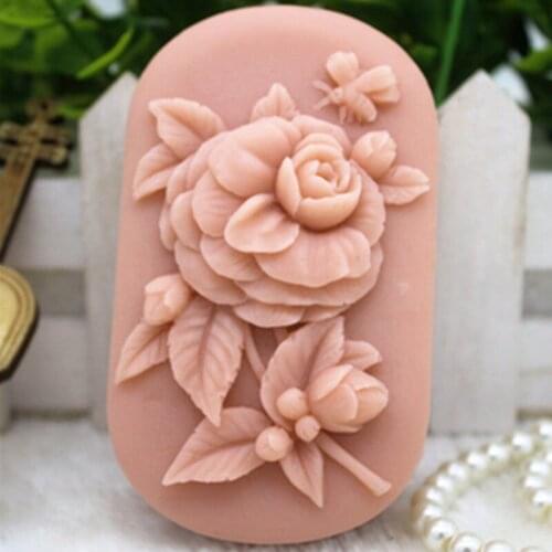 New Product!!1pcs Small Flowers (zx329) Food Grade Silicone Handmade Soap Mold Crafts DIY Mould