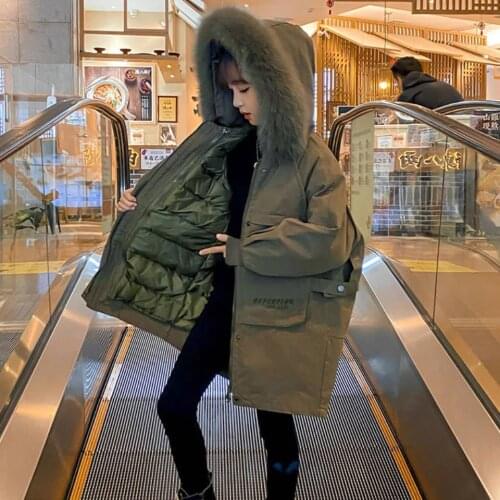 Kids Coats For Girls Autumn And Winter Trench Children Outerwear Winter Girls Windbreaker 3 4 5 6 8 10 12 14Years Girls Jackets