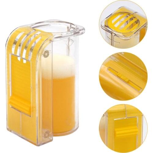 Bee Queen Marking Catcher Plastic One Handed Marker Bottle Plunger Plush Beekeeper Tool Garden Beekeeper Queen Bee Catcher