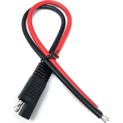 DIY 10AWG SAE TO SAE Extension Cable DC Power Automotive Extension Cable Solar Panel Battery SAE Plug