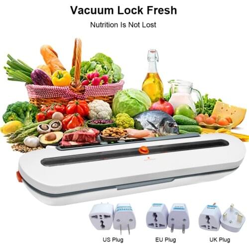 Vacuum Sealer Packaging Machine Vacuum Food Storage Sealing Machine Vacuum Sealer Packer Household 110V 220V For Home Kitchen