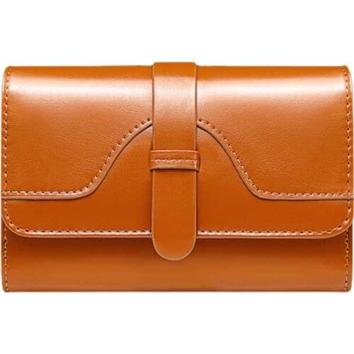 Fashion Luxury Female Wallet Genuine Leather Wallet Women RFID Blocking Business Credit Card Holder Clutch Money Bag Purse Woman