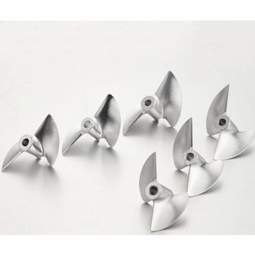 1PC CNC Aluminum Two-blade Propeller D40/D42/D45/D48mm 4.76mm Aperture Propellers Pitch 1.9inch Props for RC CAT HYDRO Boats